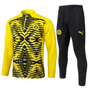 Conjunto Borussia Dortmund Treino 24/25 - Masculino Puma - Preto e com detalhes em amarelo
