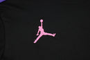 Conjunto Paris Saint-Germain Treino Camisa manga curta + short 24/25 - Masculino Jordan - Preto