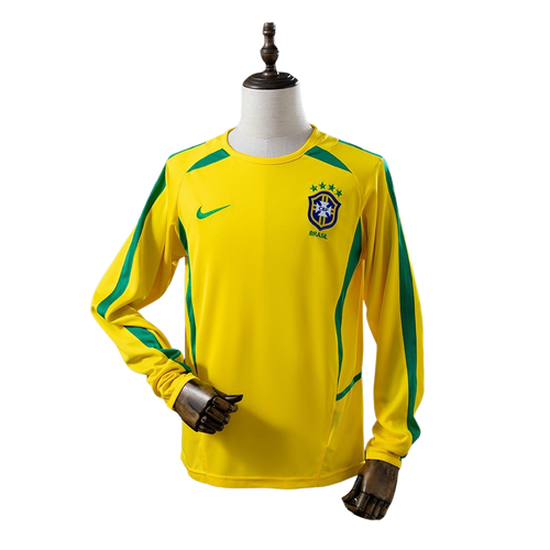 Camisa Do Brasil l Retrô 2002 Manga Longa - Torcedor Masculina
