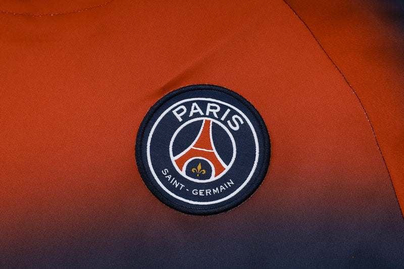 Paris Saint-Germain Training Set Short Sleeve Shirt + Shorts 24/25 - Men's Nike - Red/Royal Blue