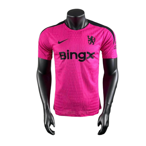 Camisa Chelsea 25/26 Treino - Rosa - Versão Jogador