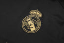 Conjunto Real Madrid Treino Camisa manga curta + short 24/25 - Masculino Adidas - Preta