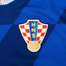 Croatia National Team 24/25 Away Shirt - Nike Men's Fan Shirt - Blue with red details