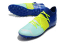 Chuteira Puma Future Z FG/AG - Azul/Amarelo/verde agua
