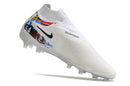 Chuteira de Campo NIKE PHANTOM GX ELITE DF Link FG - "ERLING HALLAND" - Branca