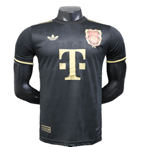 Camisa Bayern de Munique 25/26 Edição 125º Aniversário - Preta - Versão Jogador