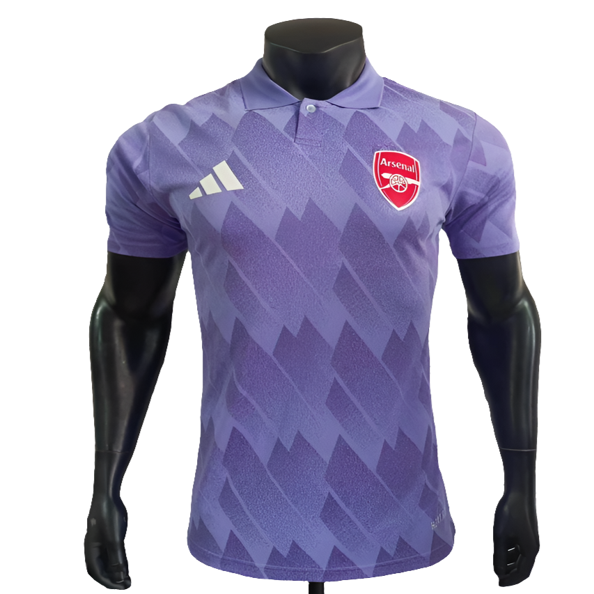 Camisa Arsenal 25/26 Edição Polo - Roxa - Versão Jogador