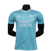 Camisa Arsenal 25/26 Pré-Jogo - Azul Celeste - Versão Jogador