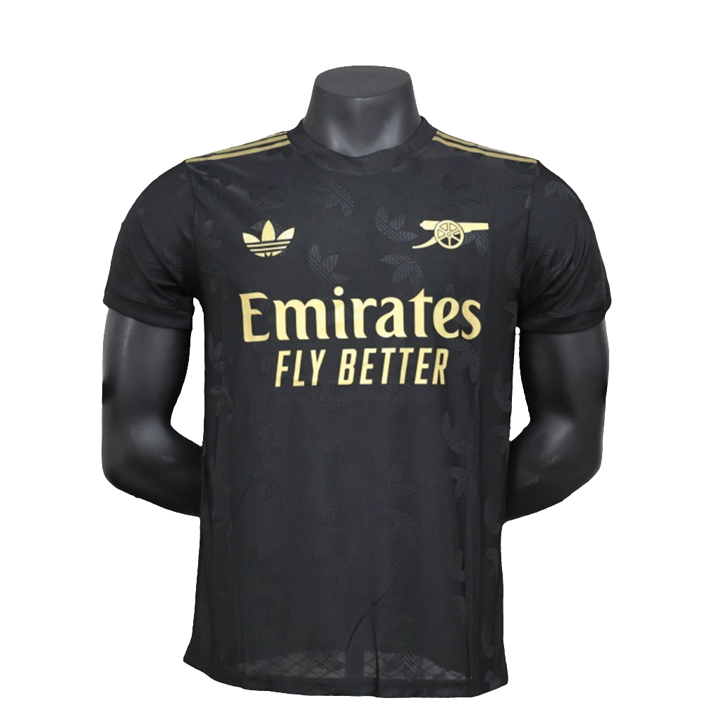 Camisa Arsenal 25/26 Edição Especial - Preta - Versão Jogador