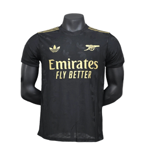 Camisa Arsenal 25/26 Edição Especial - Preta - Versão Jogador