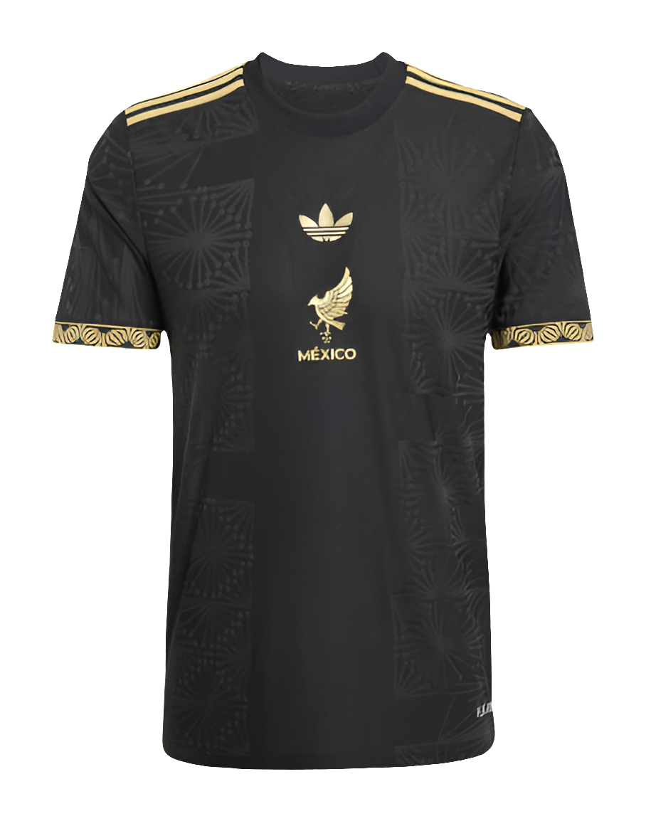 Camisa México 25/26 Edição Copa Ouro - Preta - Versão Torcedor