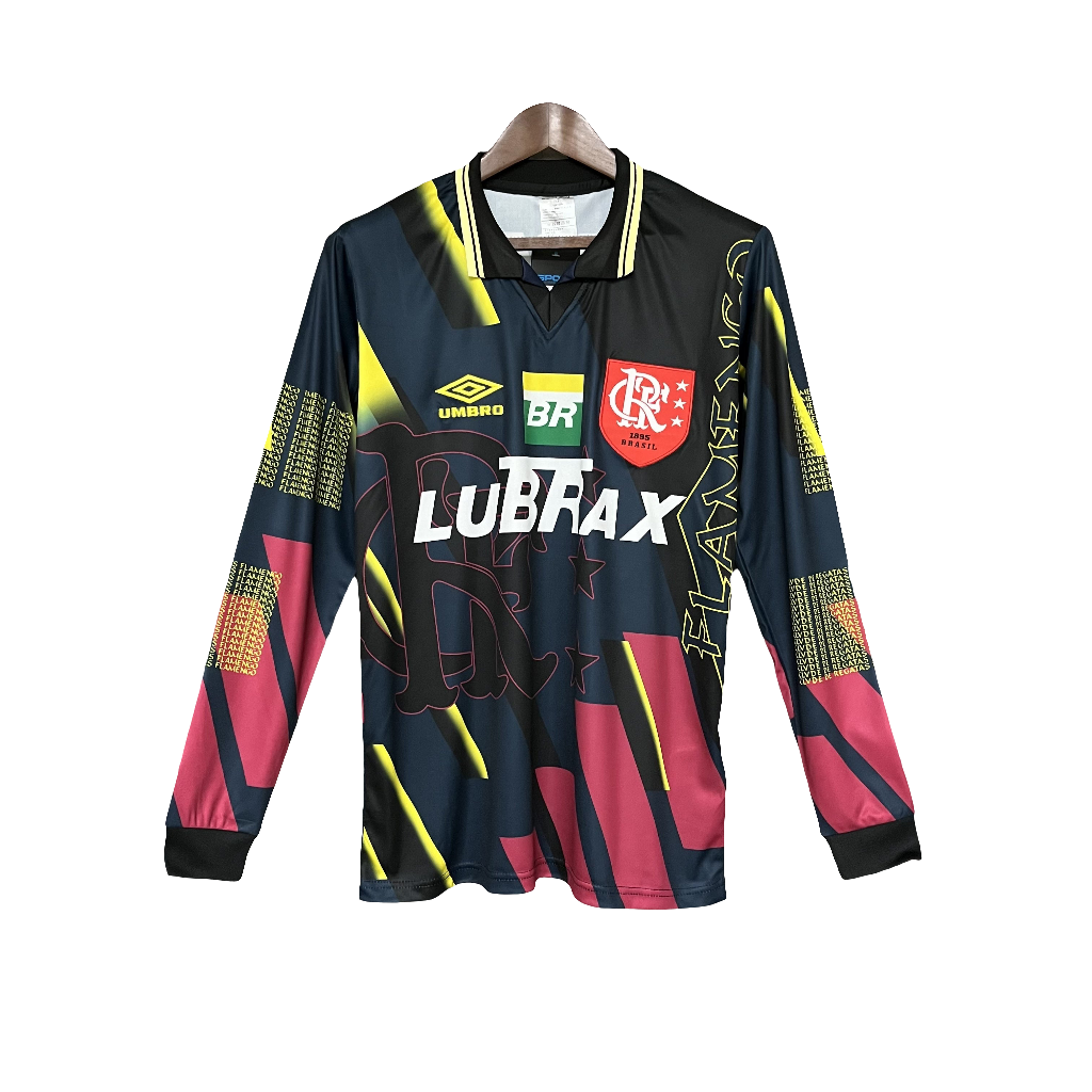 Camisa Flamengo 1997 Goleiro - Versão Retrô Manga Longa