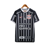 Camisa Corinthians 23/24 II Away - Todos os Patrocínios - Versão Torcedor