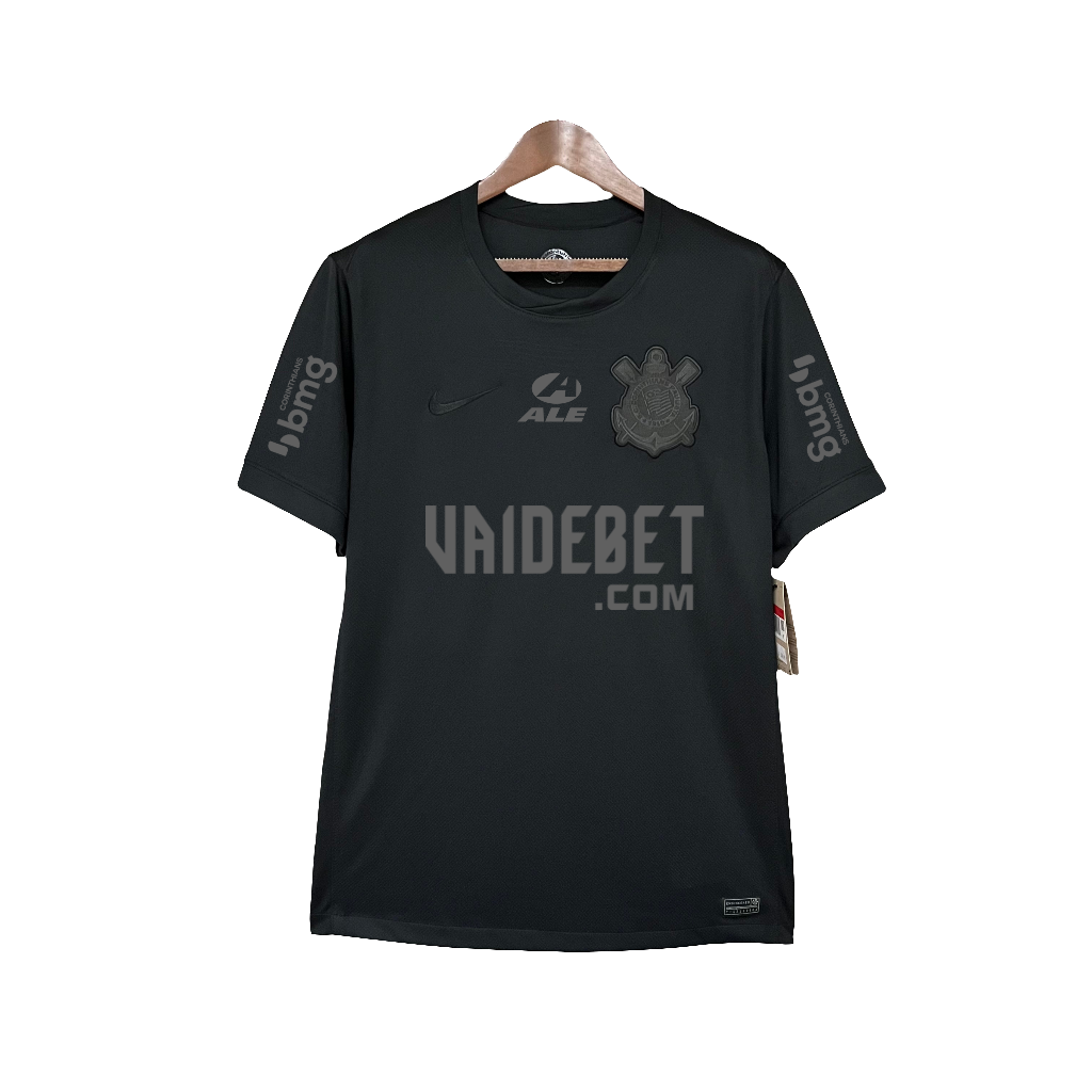 Camisa Corinthians 24/25 II Away - Todos os Patrocínios - Versão Torcedor