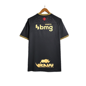 Camisa Vasco 22/23 Goleiro - Preto - Todos os Patrocínios - Versão Torcedor
