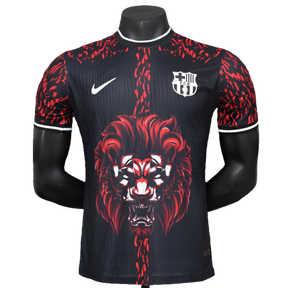 Camisa Barcelona 25/26 Edição Leão - Vermelha - Versão Jogador