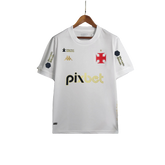 Camisa Vasco 23/24 Goleiro - Branco - Todos os Patrocínios - Versão Torcedor