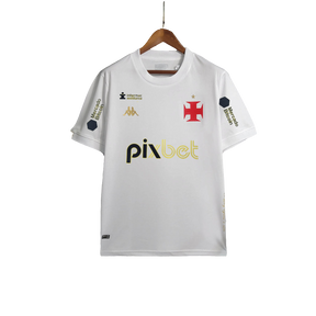 Camisa Vasco 23/24 Goleiro - Branco - Todos os Patrocínios - Versão Torcedor