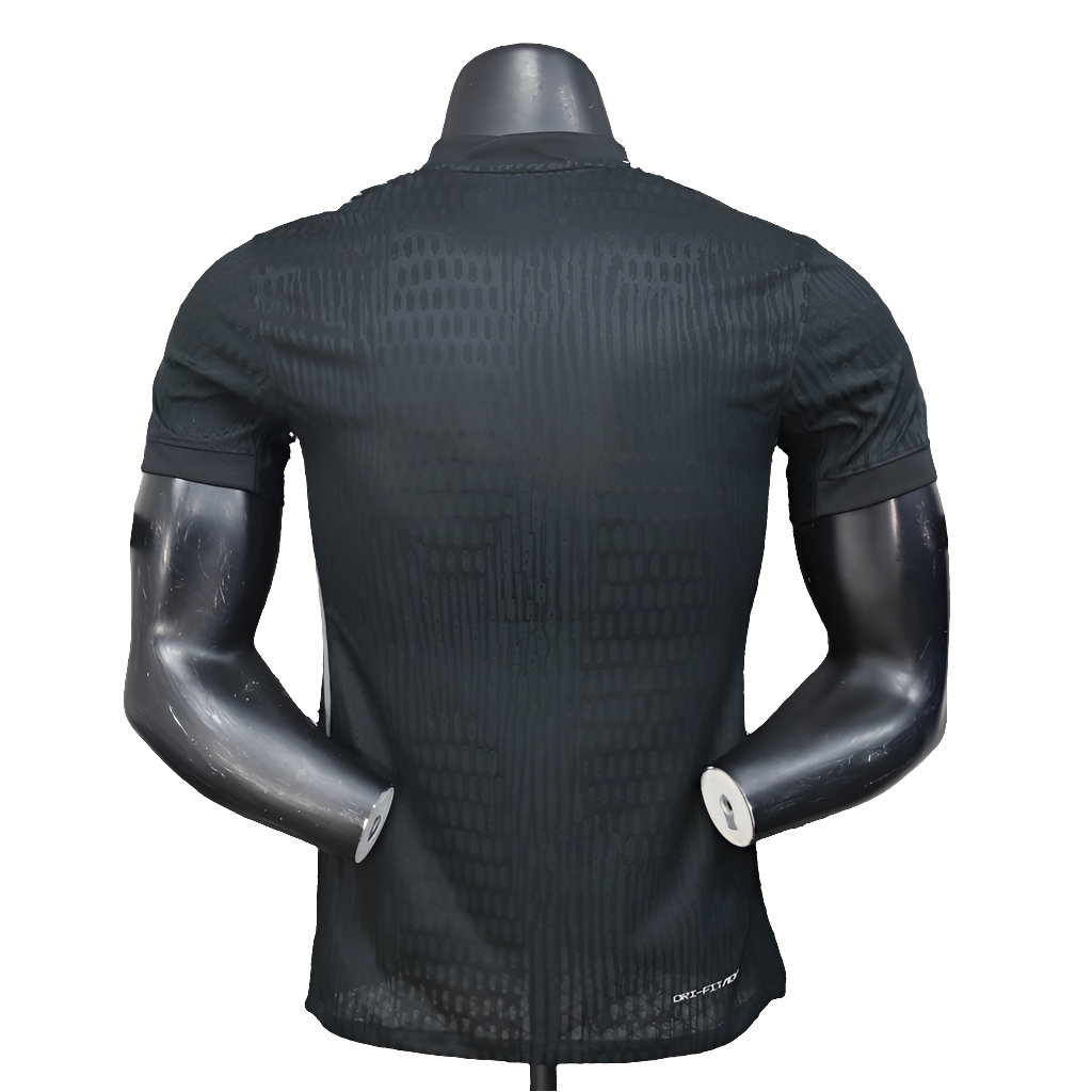 Camisa Paris Saint-Germain (PSG) 25/26 Goleiro - Preta - Versão Jogador