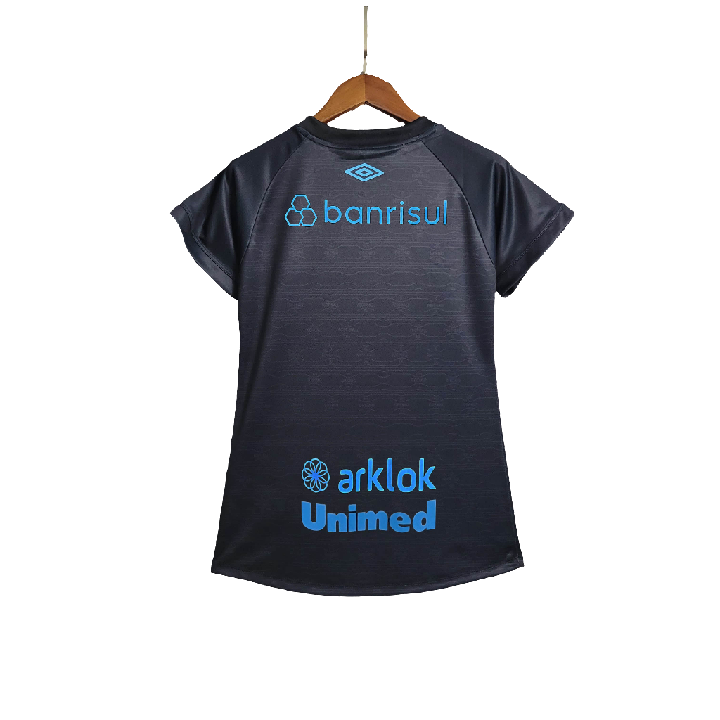 Camisa Grêmio 23/24 III Third - Todos os Patrocínios - Feminina