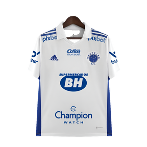 Camisa Cruzeiro 22/23 II Away - Todos os Patrocínios - Versão Torcedor