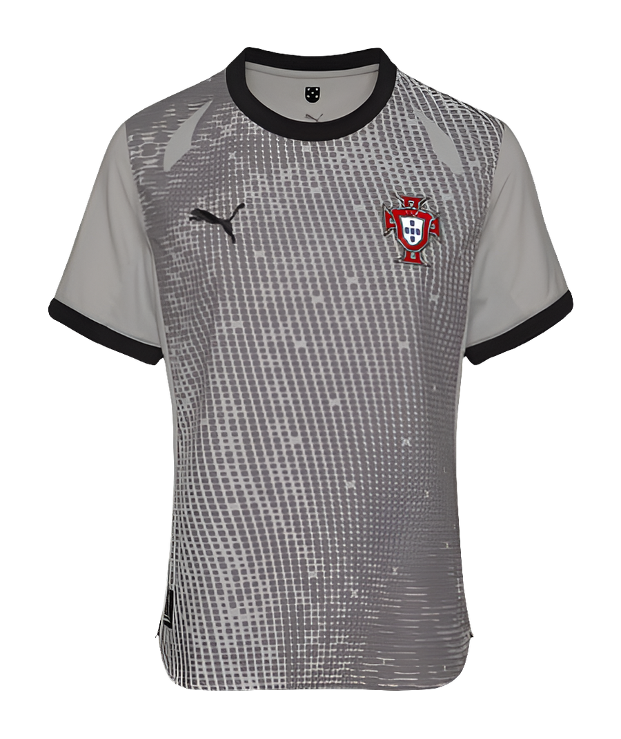 Camisa Portugal 25/26 Goleiro - Cinza - Versão Torcedor