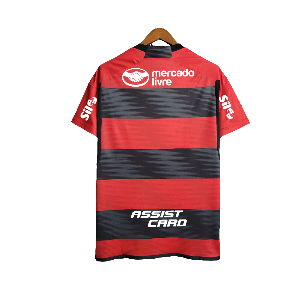 Camisa Flamengo 23/24 I Home - Todos os Patrocínios - Versão Torcedor