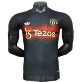 Camisa Manchester United 25/26 Treino - Preta - Versão Jogador