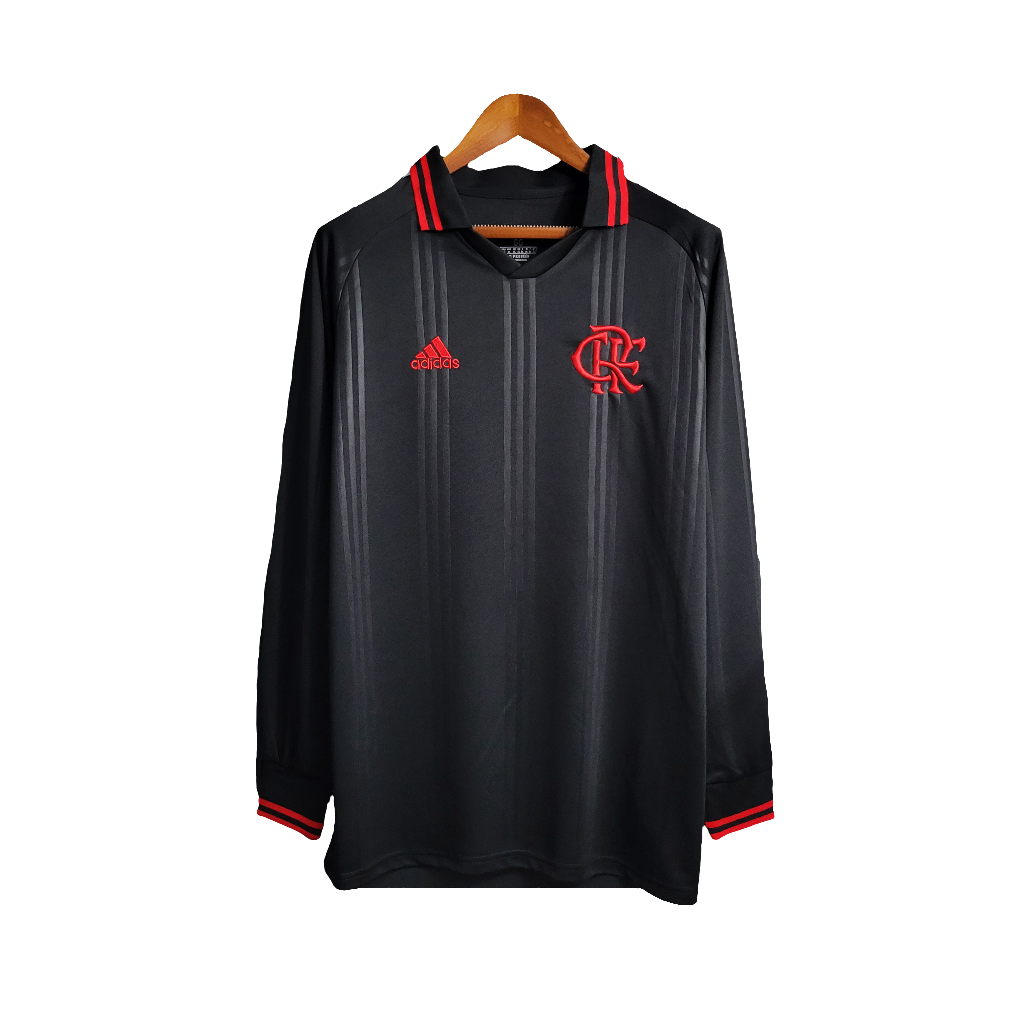Camisa Flamengo 19/20 Edição Especial - Preto - Versão Retrô Manga Longa