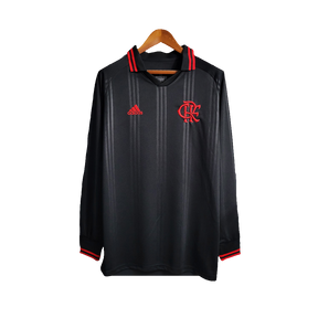 Camisa Flamengo 19/20 Edição Especial - Preto - Versão Retrô Manga Longa