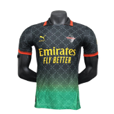 Camisa AC Milan 25/26 Edição Comemorativa - Preta - Versão Jogador