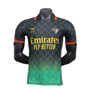 Camisa AC Milan 25/26 Edição Comemorativa - Preta - Versão Jogador