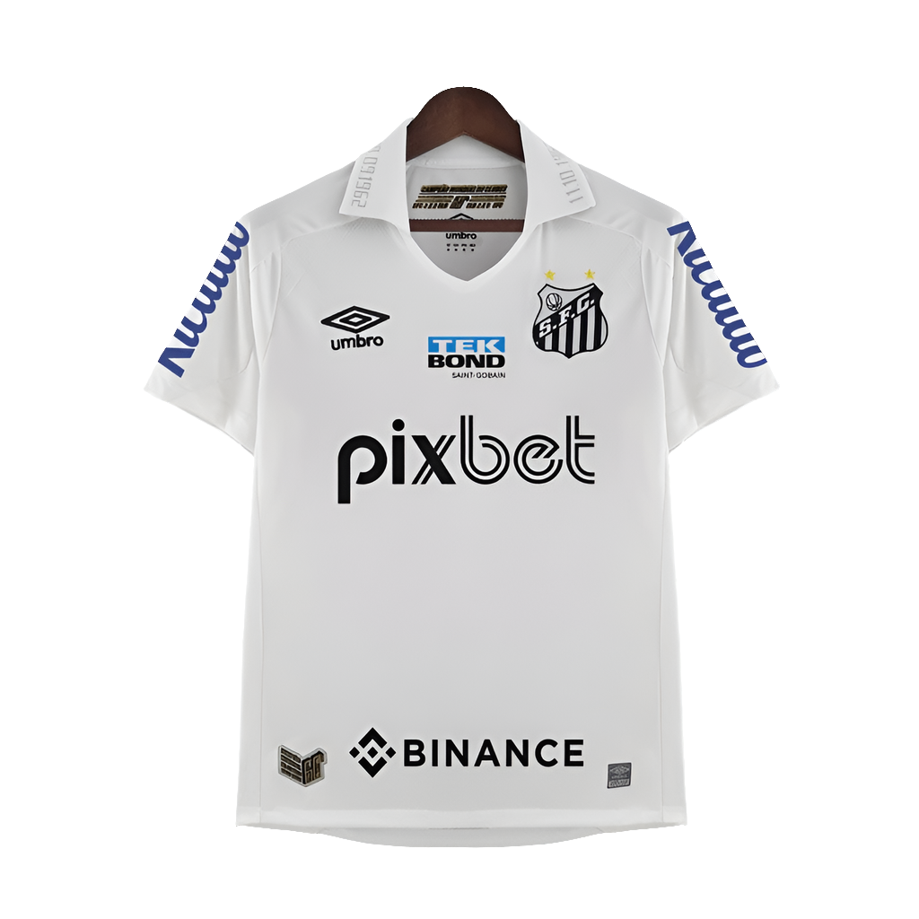 Camisa Santos 22/23 I Home - Todos os Patrocínios - Versão Torcedor