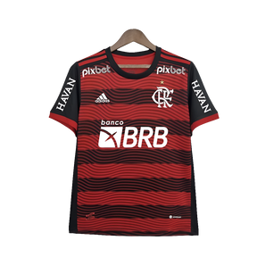 Camisa Flamengo 22/23 I Home - Todos os Patrocínios - Versão Torcedor