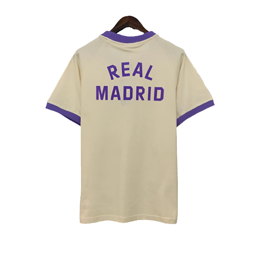 Camisa Real Madrid 25/26 Edição Casual - Bege - Versão Torcedor