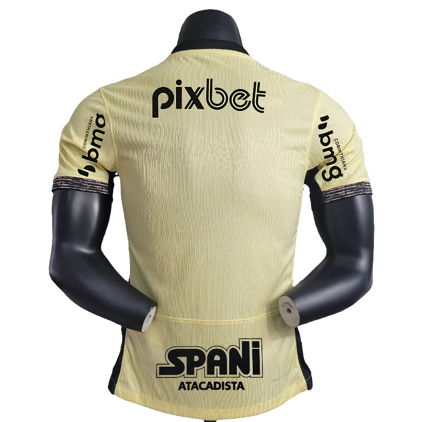 Camisa Corinthians 23/24 III Third - Todos os Patrocínios - Versão Jogador