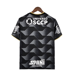 Camisa Corinthians 22/23 II Away - Todos os Patrocínios - Versão Torcedor