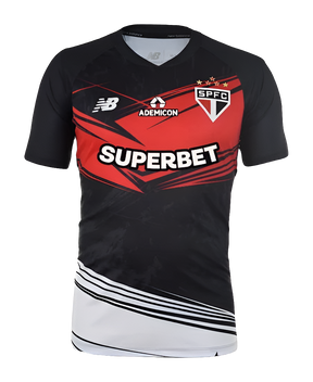 Camisa São Paulo 25/26 Goleiro - Preta - Versão Torcedor
