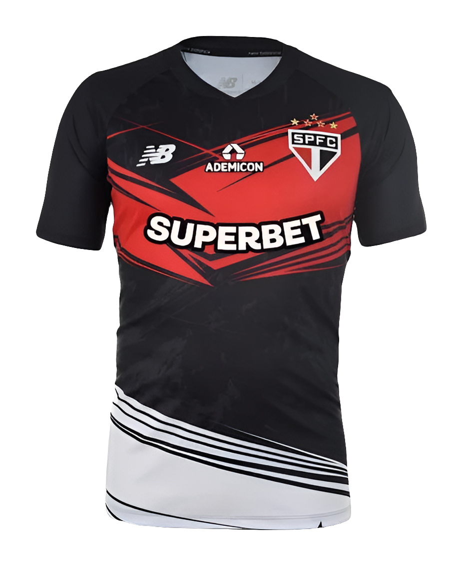 Camisa São Paulo 25/26 Goleiro - Preta - Versão Torcedor