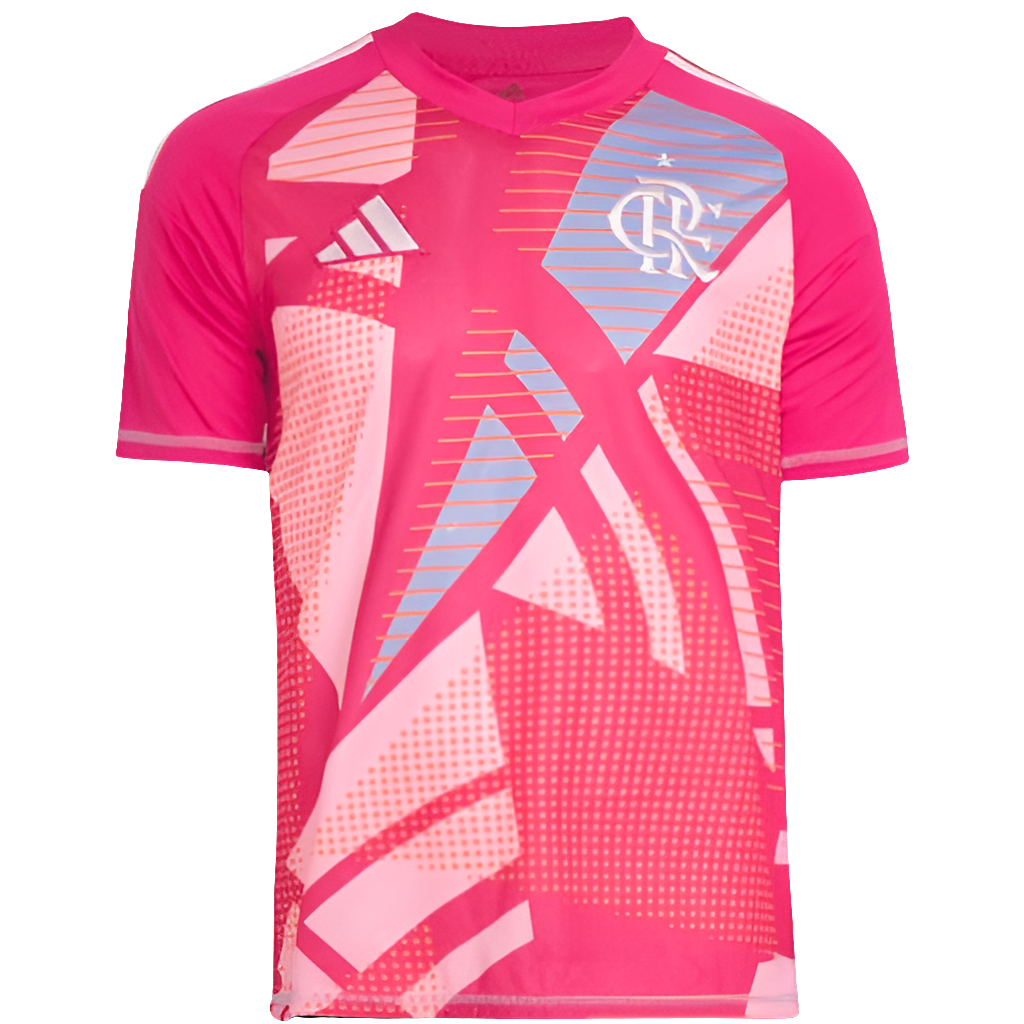 Camisa Flamengo 25/26 Goleiro - Rosa - Versão Torcedor