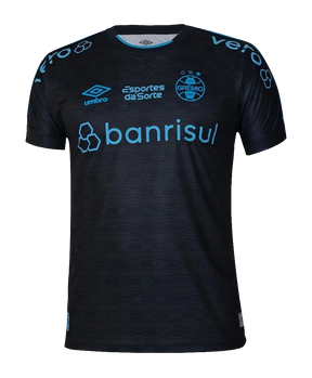 Camisa Grêmio 23/24 III Third - Todos os Patrocínios - Versão Torcedor