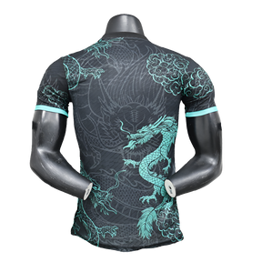 Camisa Real Madrid 25/26 Edição Especial - Preta e Azul Celeste - Versão Jogador