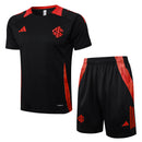Conjunto Internacional Treino 24/25 - Masculino Adidas - Preto e vermelho