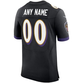 Camisa NFL Baltimore Ravens - Edição Personalizada Speed Machine - Preto