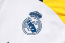 Conjunto Real Madrid Treino 24/25 - Masculino Adidas -  branca (mangas amarelas)