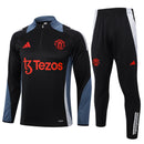 Conjunto Manchester United 24/25 - Masculino Adidas - Preto