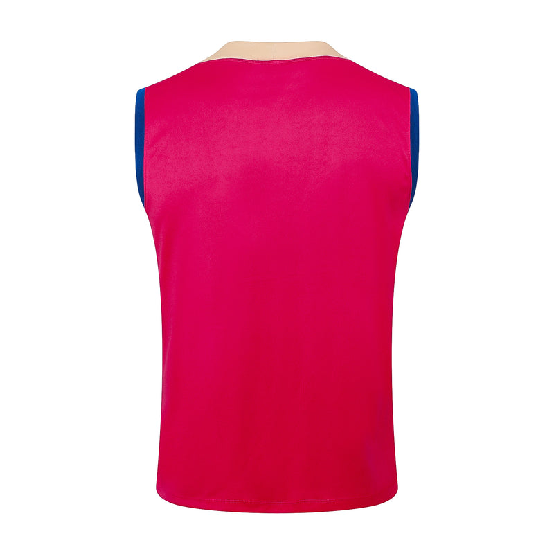 Conjunto Barcelona Treino Camisa Regata + short 24/25 - Masculino Nike - vermelho