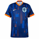 Netherlands National Team 24/25 Away Shirt - Nike Men's Fan Shirt - Blue with orange details