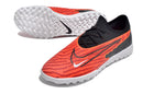 Chuteira de Campo Nike React Phantom GX Pro TF - Preto/Laranja