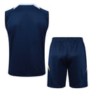 Conjunto Real Madrid Treino Camisa Regata + short 24/25 - Masculino adidas - rosa claro